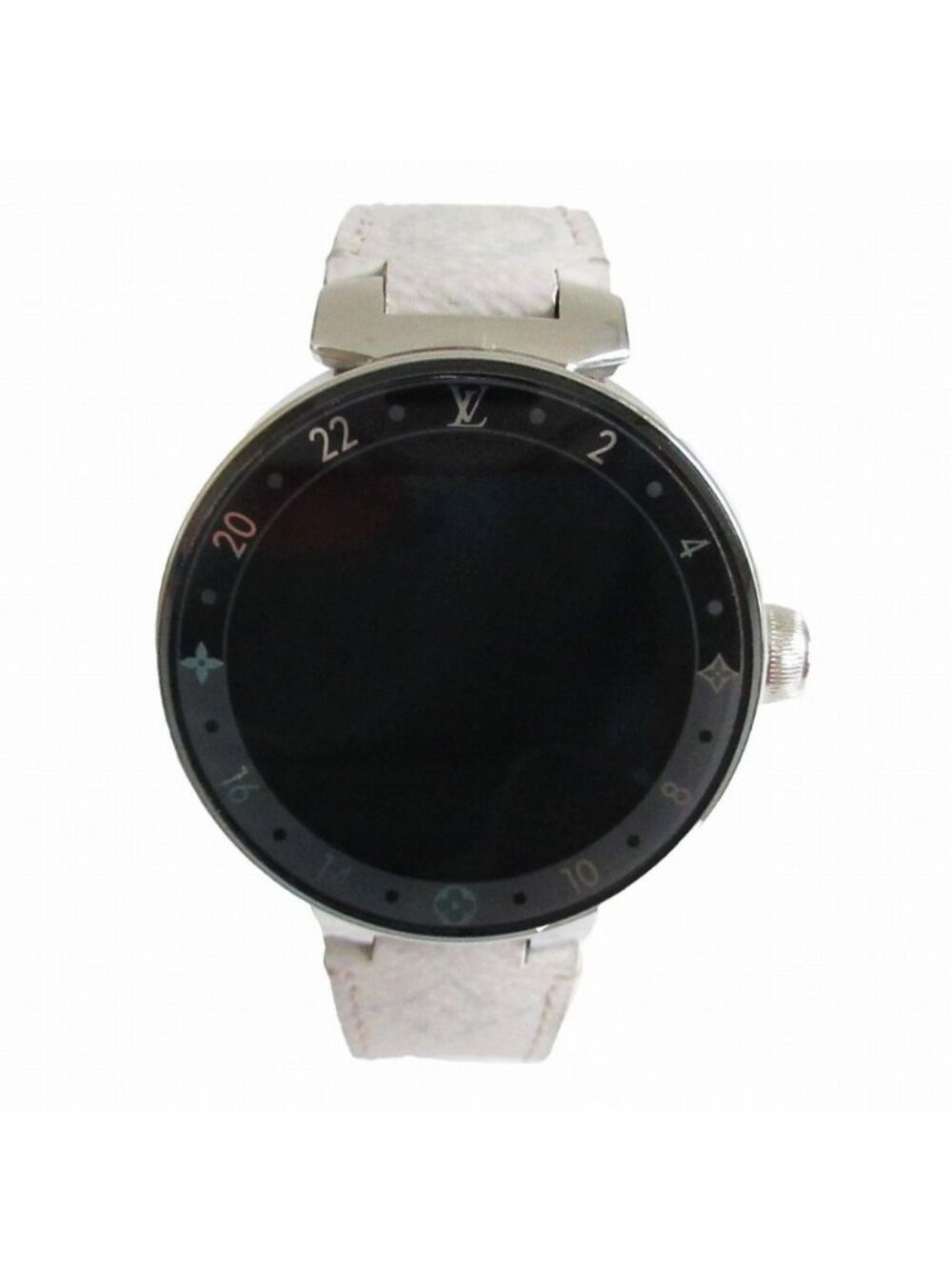 Louis Vuitton Watch Tambour Horizon Smart Quartz Monogram White